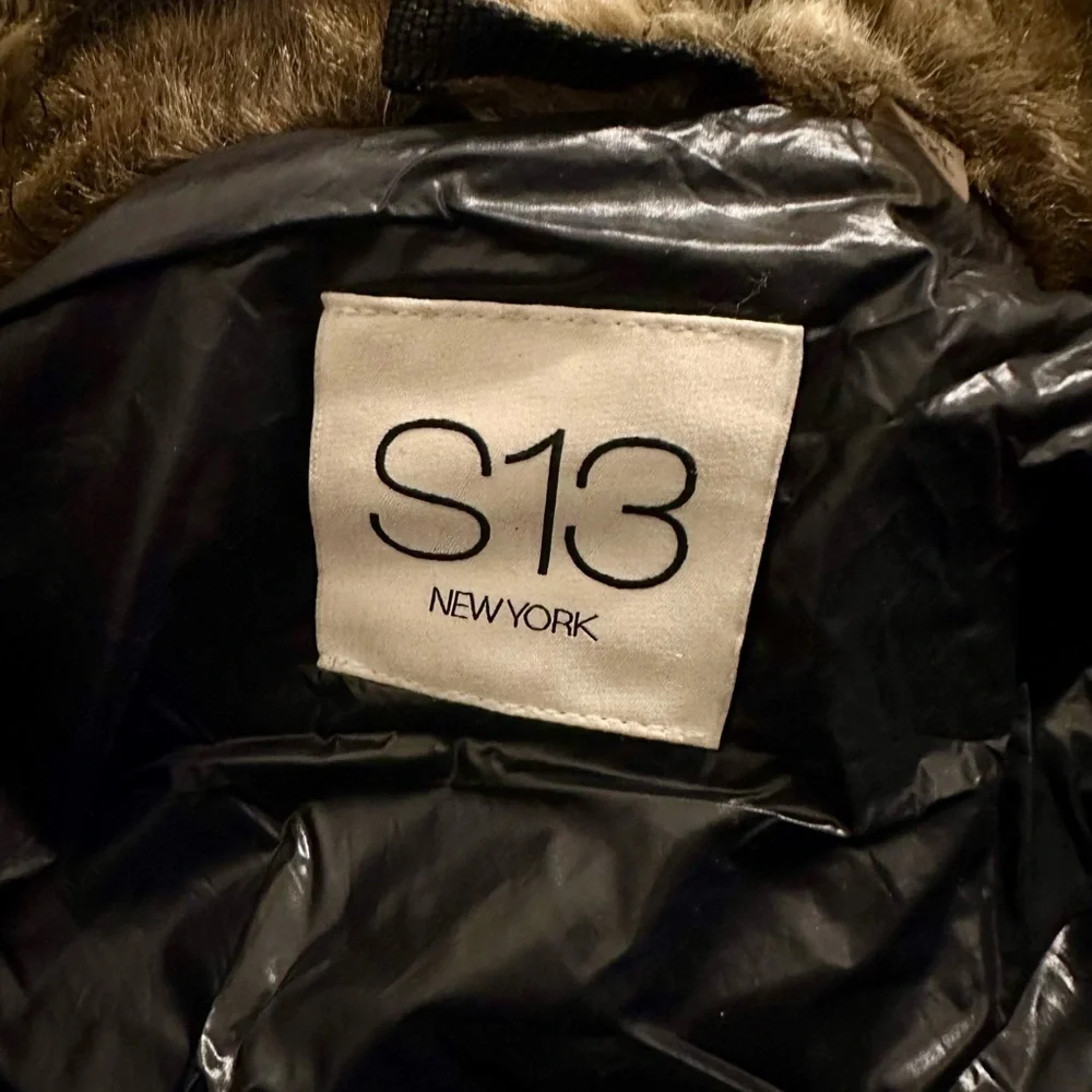 S13 New York l Chelsea Mid-Length Down Puffer Coat l Black l Size XXL l NWOT - Picture 9 of 14